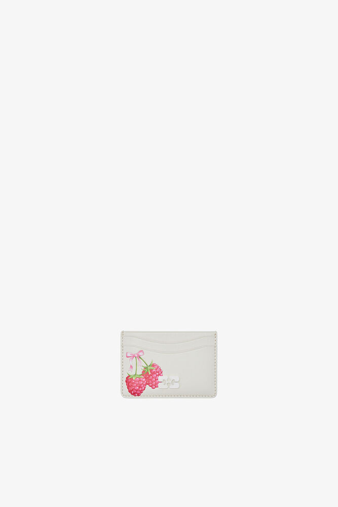 Bou Card Holder in White, Egret