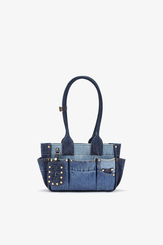 Small Posy Bag in Denim, Mid Blue Vintage