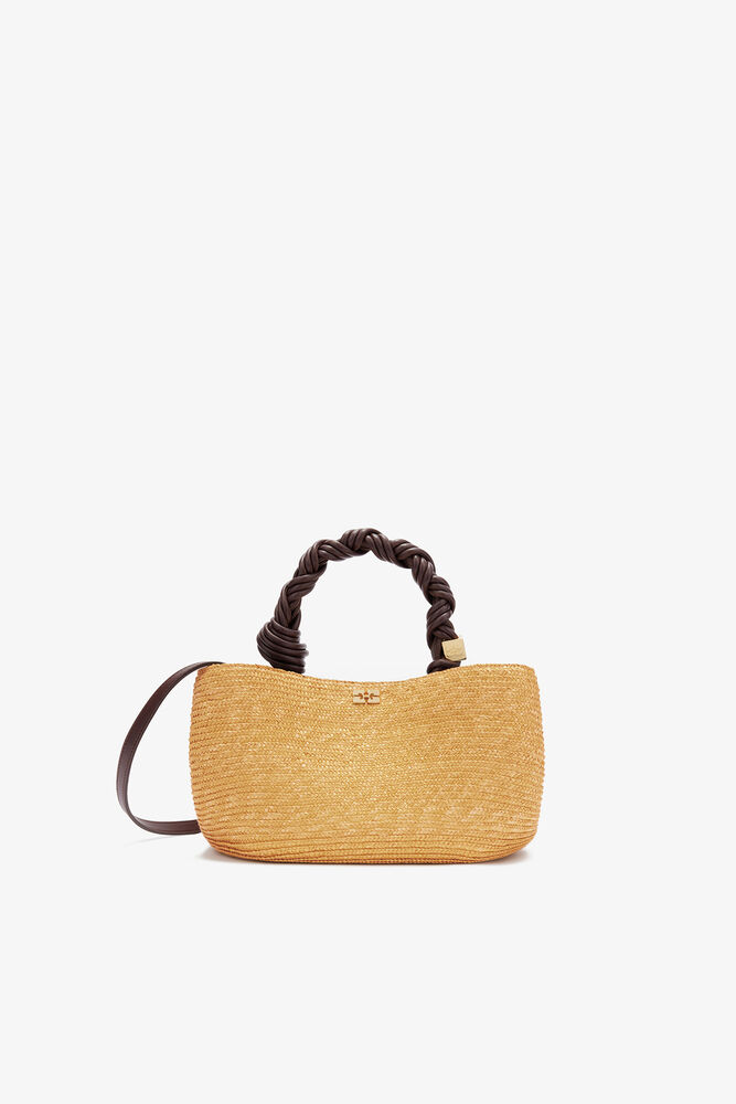 Small Bou Bag in Straw, Italian Straw