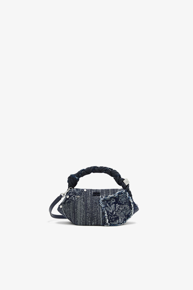 Mini Bou Bag in Denim, Rinse