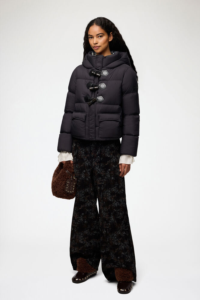 Mini-Pufferjacke aus Future-Nylon, Phantom