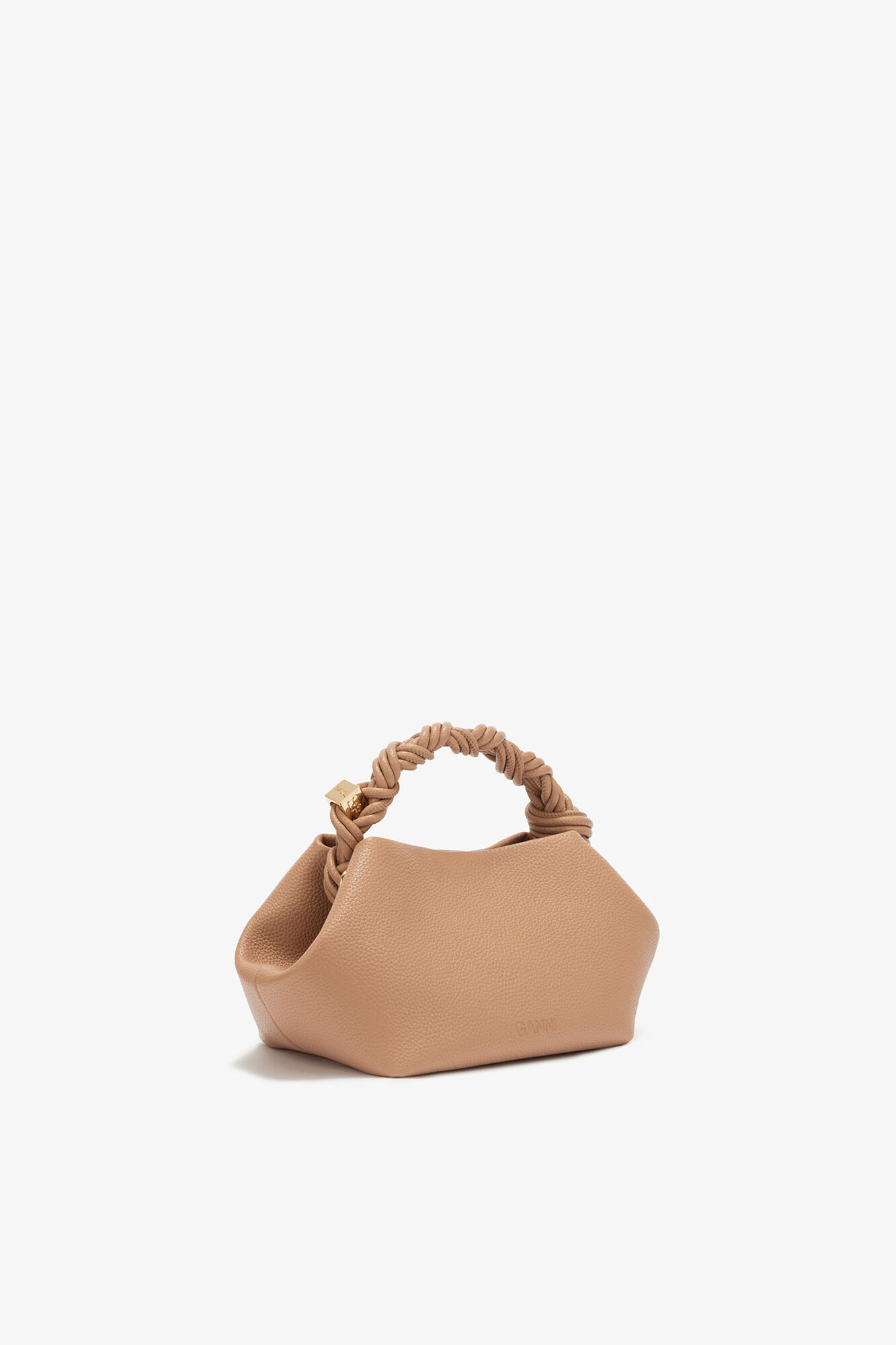 Tawny Birch Small Bou Bag in Grained Brown | GANNI