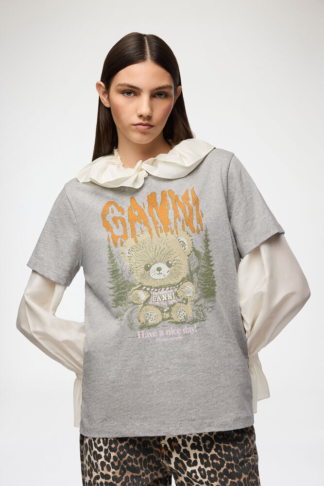 T-shirt with Forest Teddy, Paloma