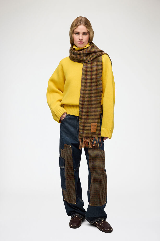 Turtleneck in Double Knit, Lemon