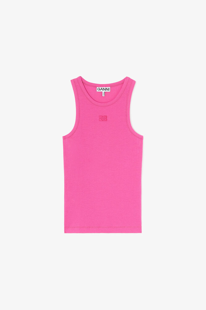 Tank Top in Pink, Raspberry Rose