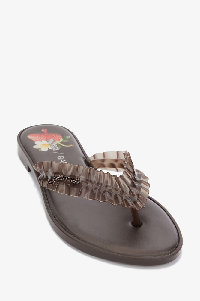 Melissa Flip Flop in Brown, Demitasse
