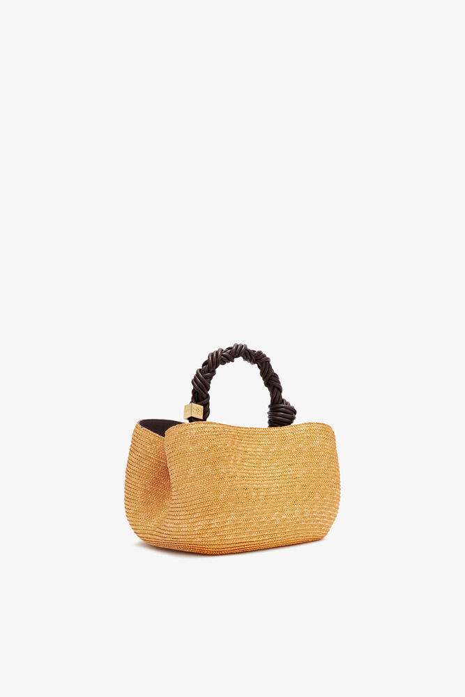 Sac petit Bou en paille, Italian Straw