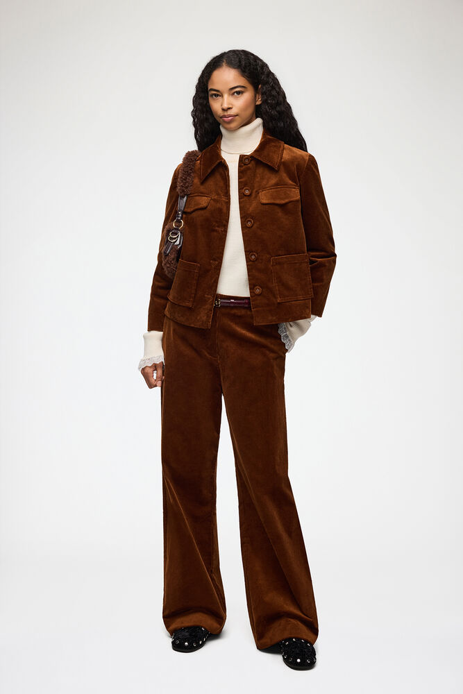 Byxor i brun manchester, Tortoise Shell