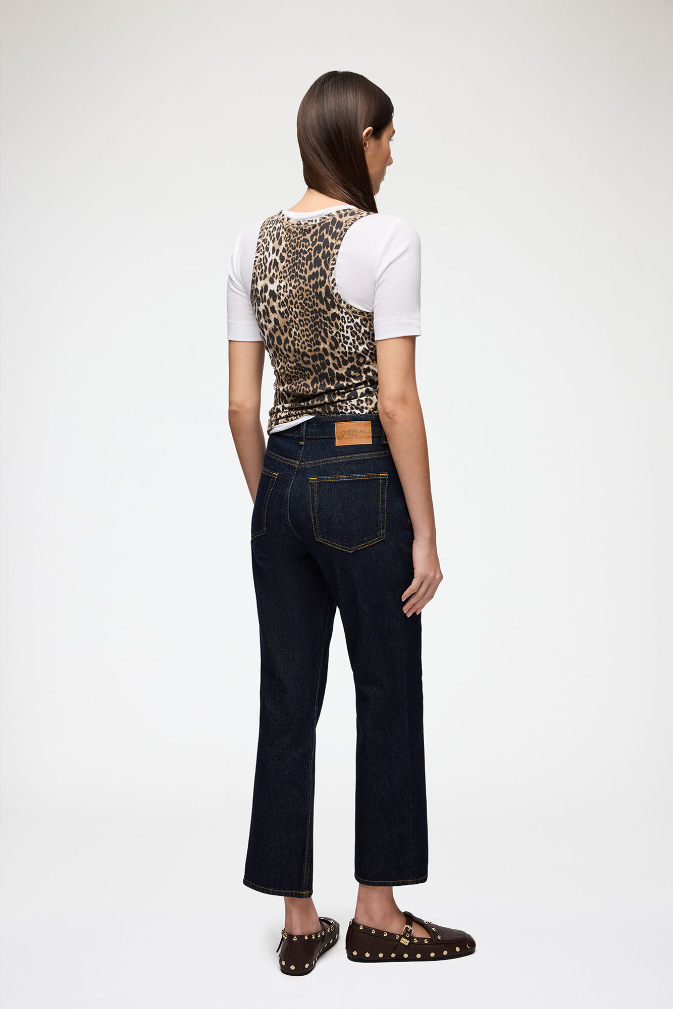 Jean foncé Betzy, Organic Cotton, in colour Rinse - 2 - GANNI