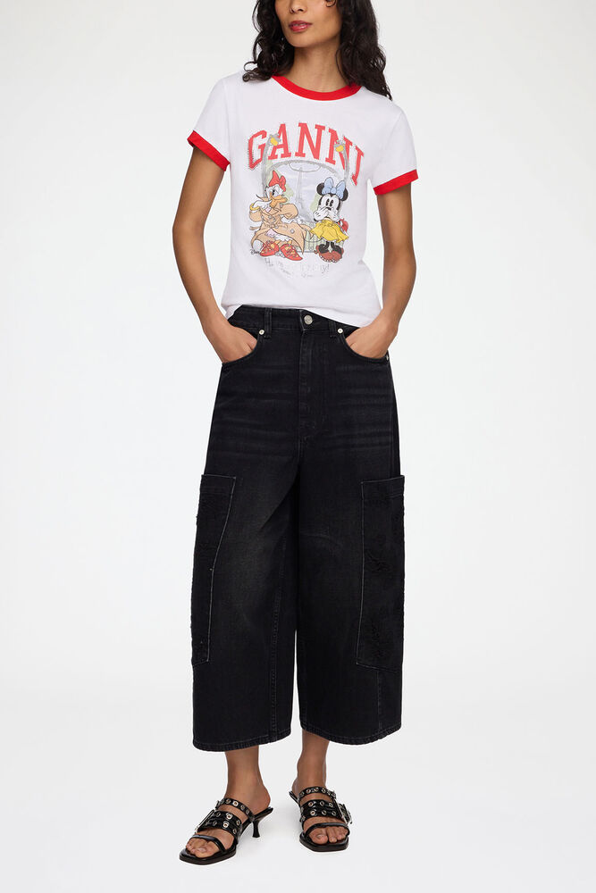 Baby Fit T-shirt with Minnie Mouse & Daisy Duck, Bright White