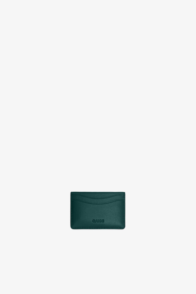 Bou Card Holder in Green, Dark Green