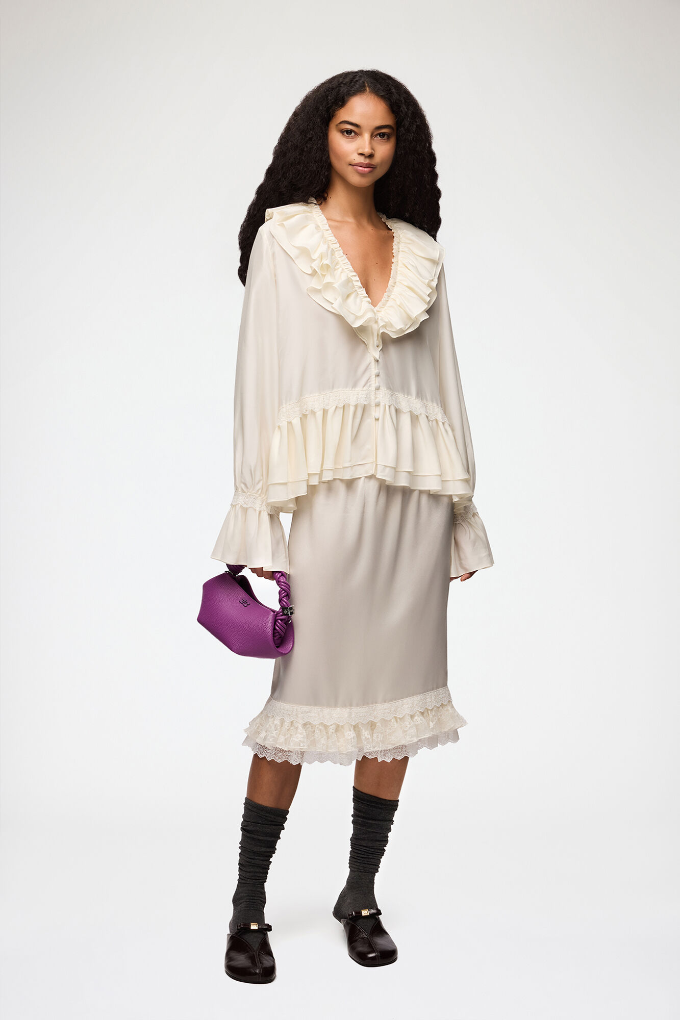 GANNI Tops – Blouses, T-Shirts & Peter Pan Collars | GANNI
