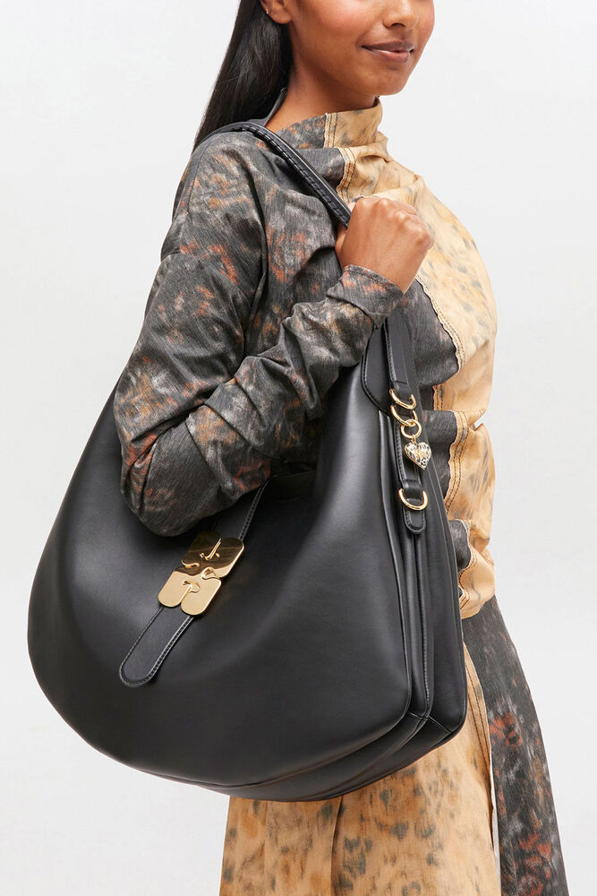 Large Kat Bag in Black, Black