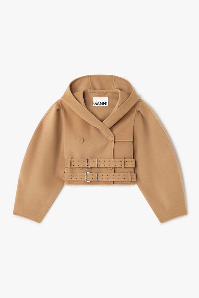 Veste en laine double face, Tiger's Eye