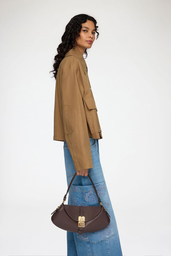 B-Kat Bag in Brown, Chicory Coffee