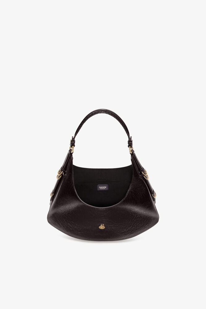 Small Kat Bag in Brown Shine, Demitasse