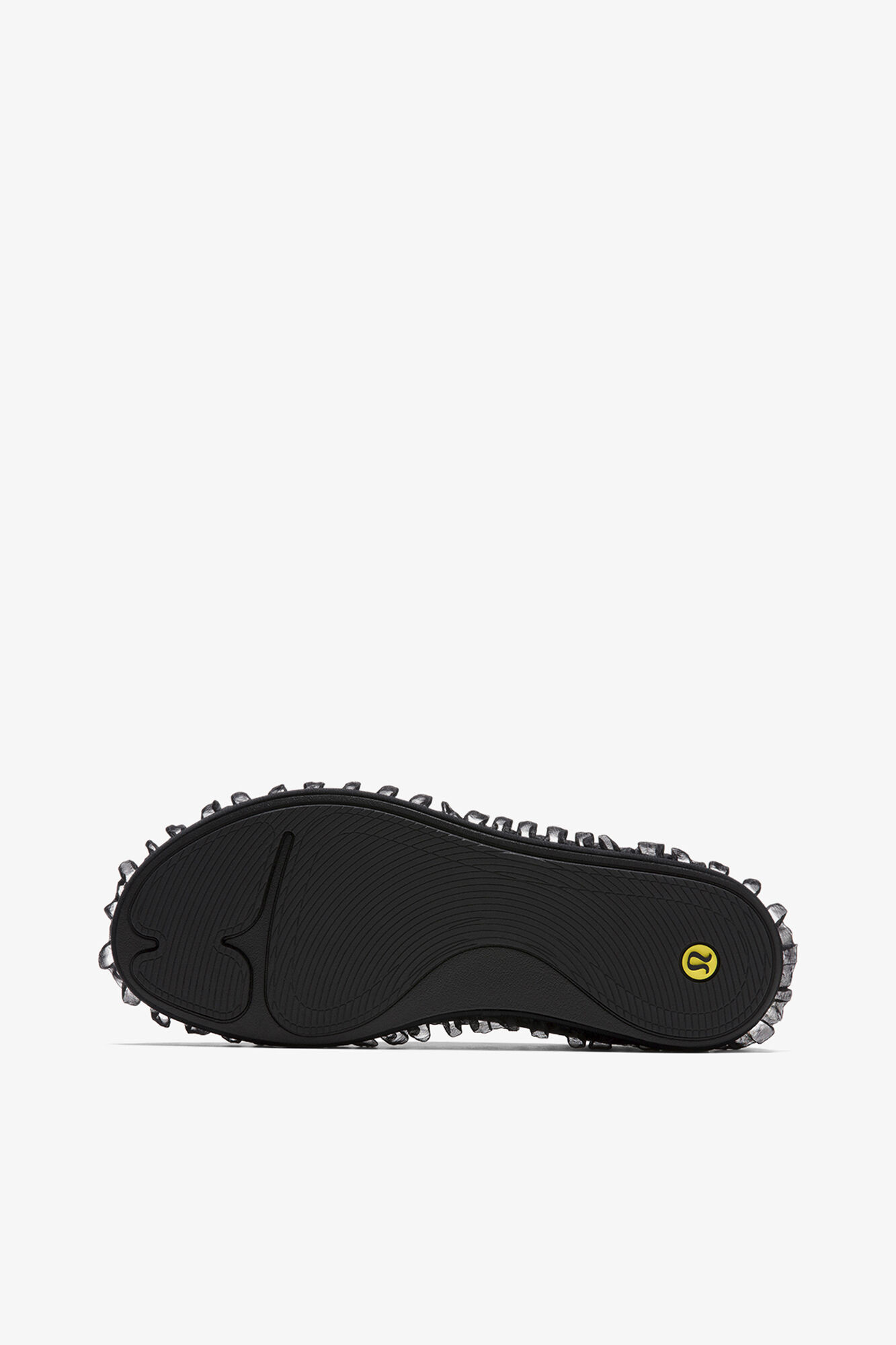 Flat Mate Ruffle Trim Shoes, Nylon, in colour Black - 4 - GANNI