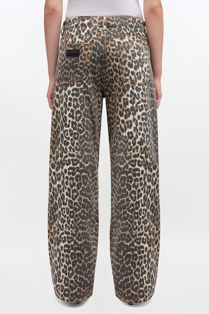 Izey Jeans in Leopard, Leopard