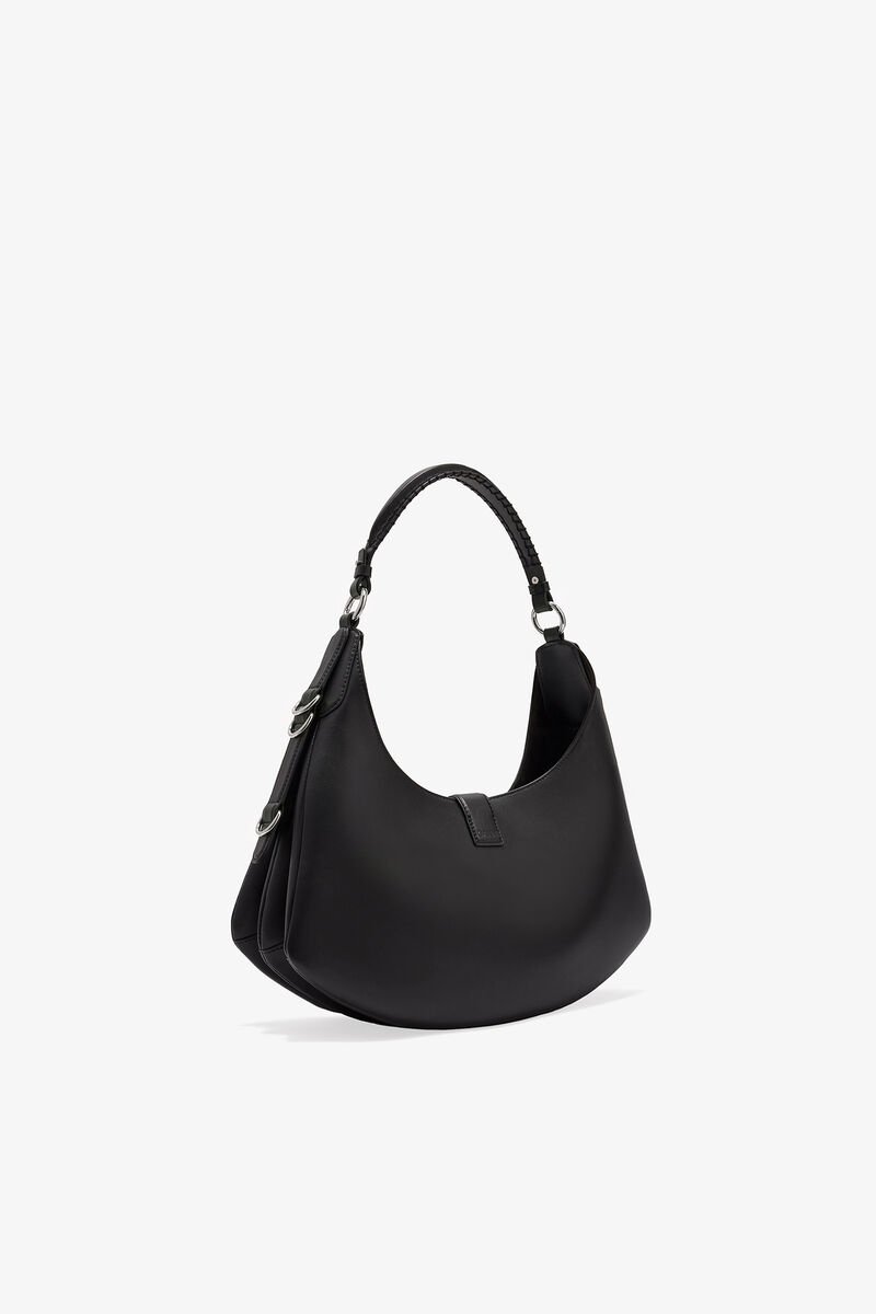 Petit sac Kat noir, Recycled Leather, in colour Black - 2 - GANNI