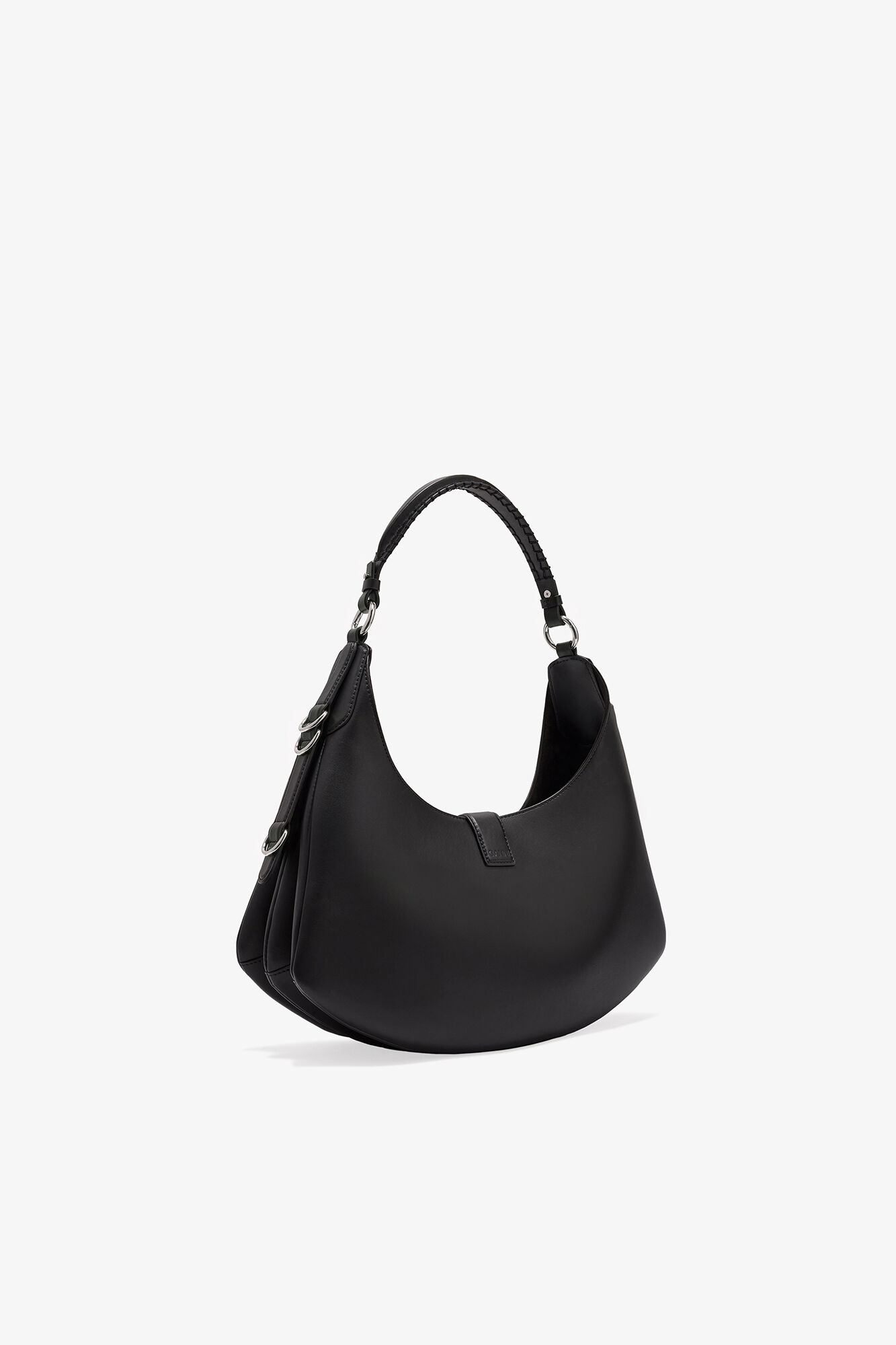 Petit sac Kat noir, Recycled Leather, in colour Black - 2 - GANNI