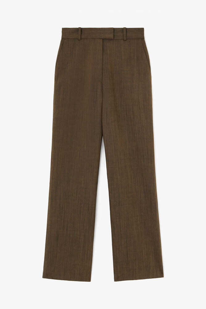 Trousers in Brown Wool Melange, Canteen