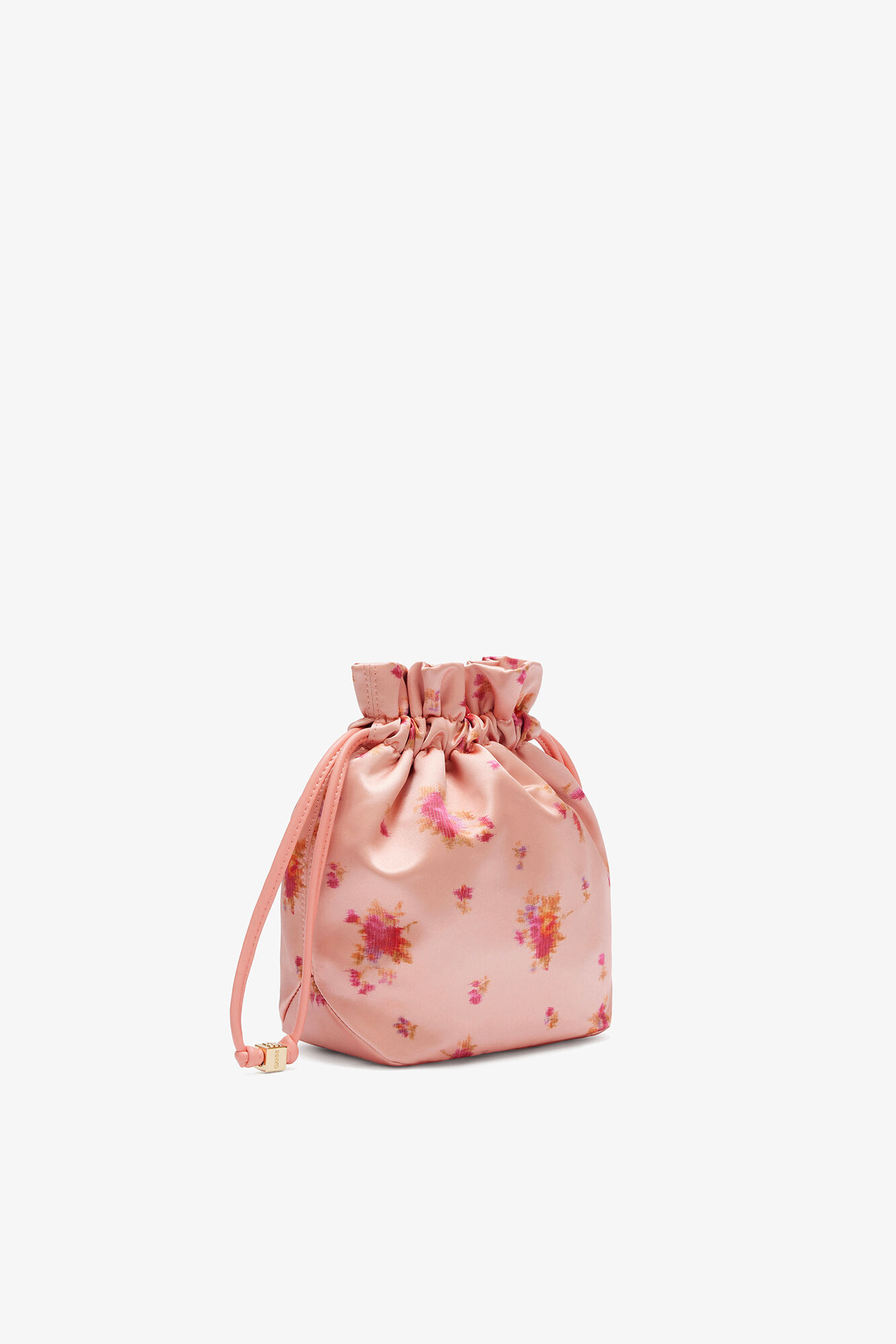 Pouch in Printed Nylon, Recycled Polyester, in colour Shrimp - 2 - GANNI