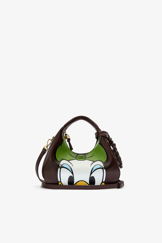 Mini sac Hobo Daisy Duck marron, Seal Brown