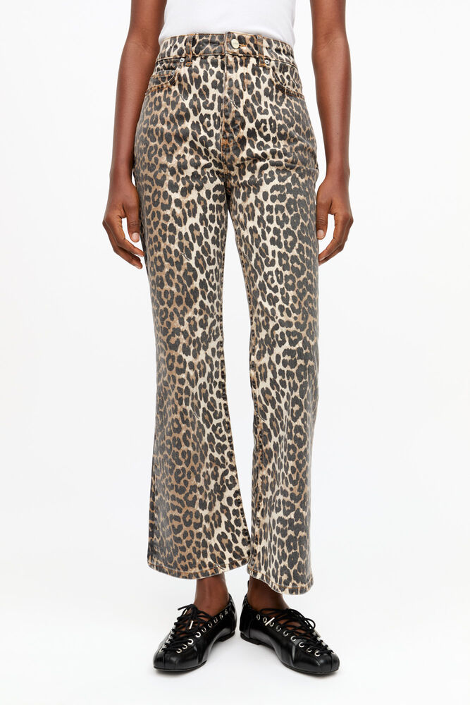 Betzy jeans i leoparddenim, Leopard