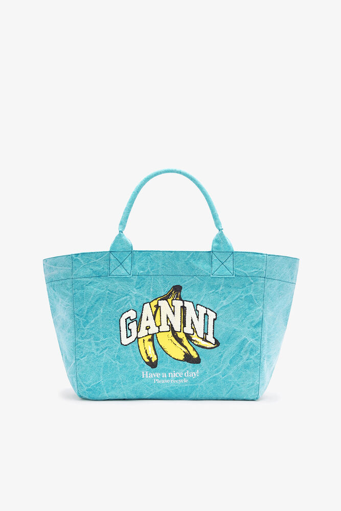 Tote Medium in Blue, Blue Curacao