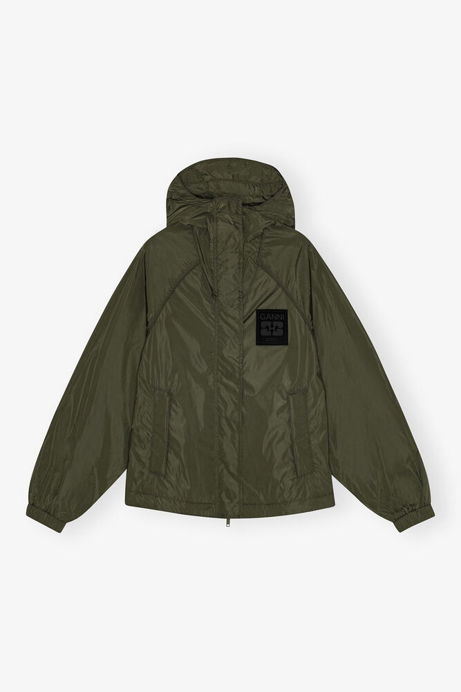 Green Nylon Jacket, Kalamata