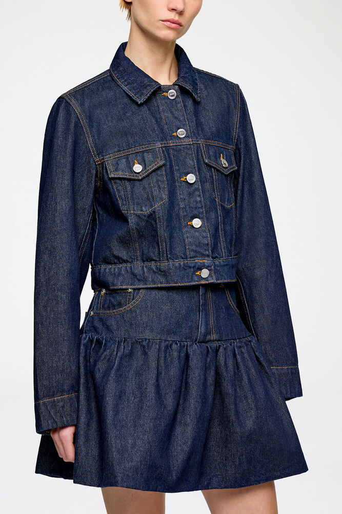 Jacket in Rinse Denim, Rinse