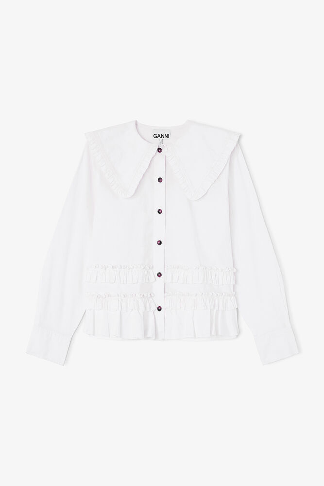 Chemise à volants en coton extensible, Snow White