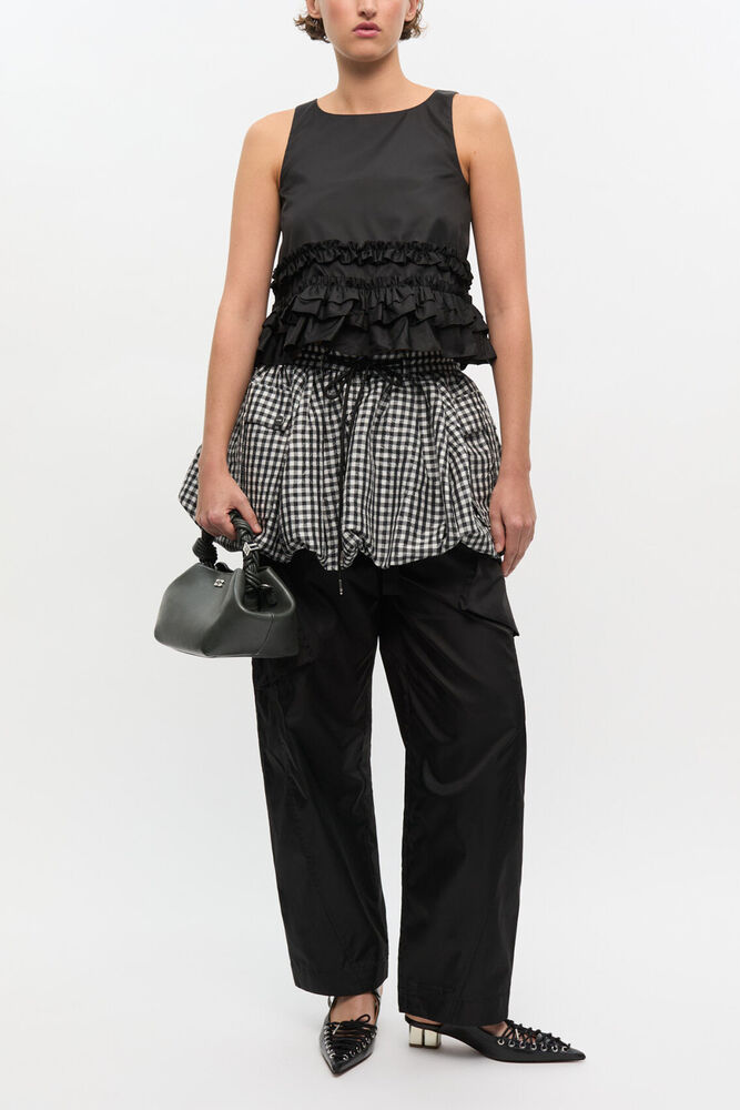 Small Bou Bag in Dark Grey , Steal Grey