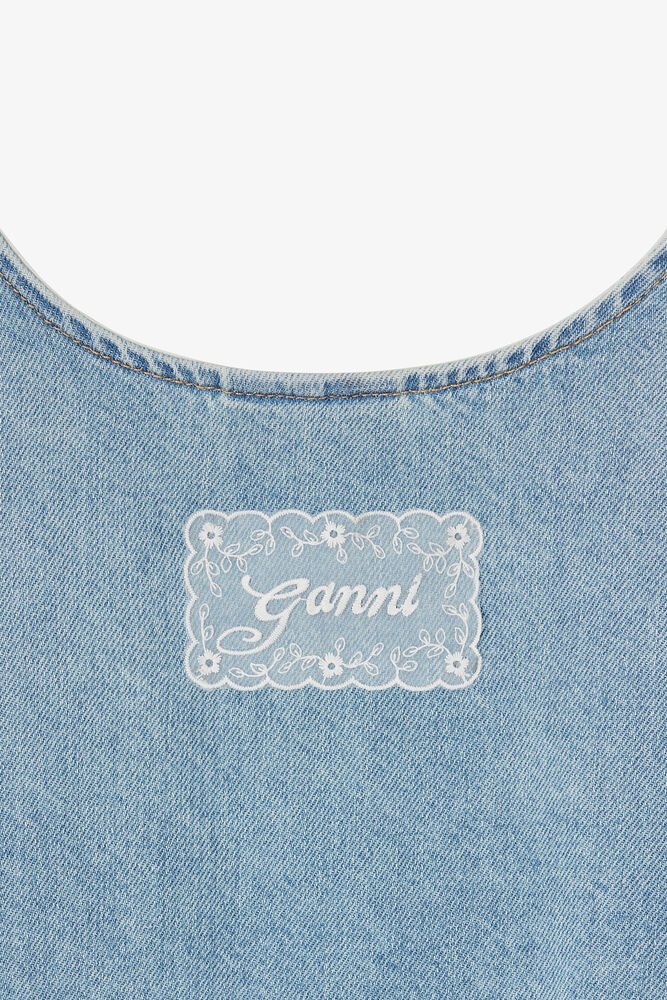 Dress in Lightweight Denim, Light Blue Vintage