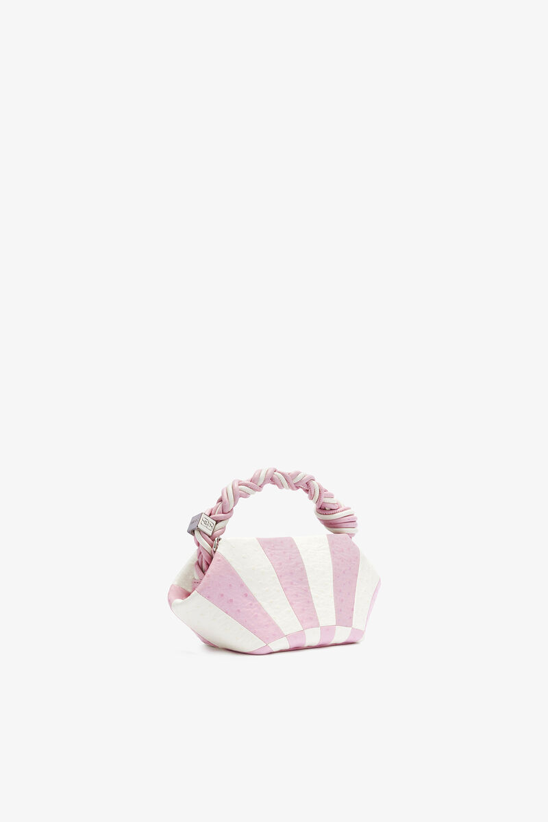 Mini Bou Bag in Pink Circus, Recycled Polyester, in colour Lilac Snow - 2 - GANNI