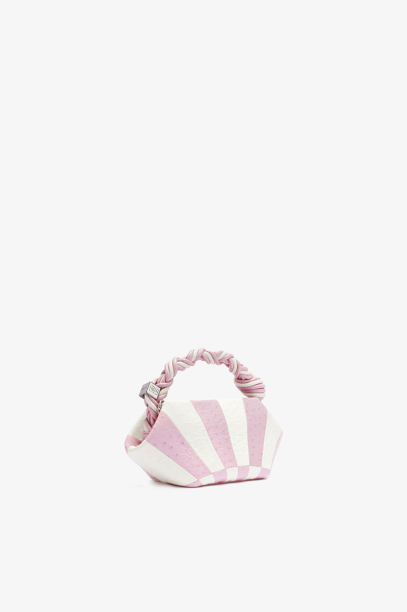 Mini Bou Bag in Pink Circus, Recycled Polyester, in colour Lilac Snow - 2 - GANNI
