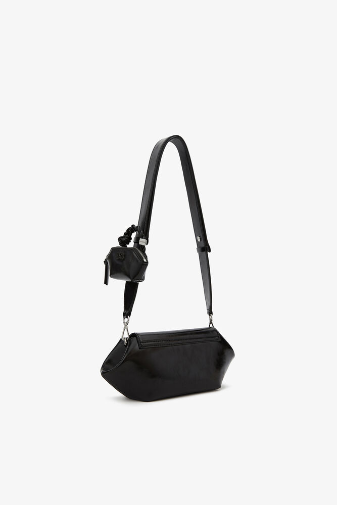 Bou Bag East/West Shine in Black, Black