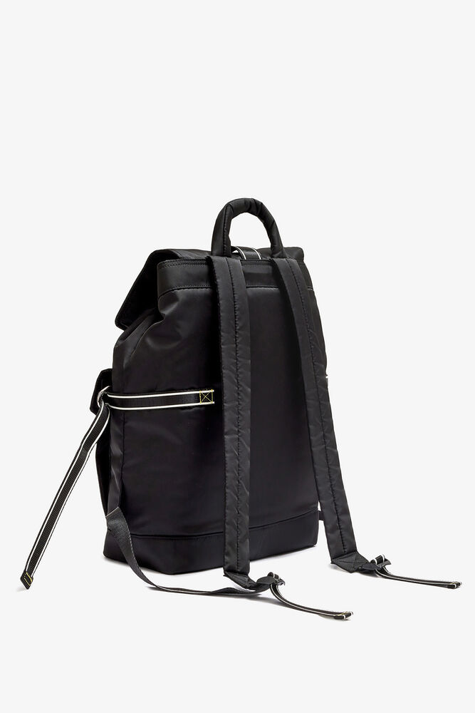 Backpack in Black Re-Tech, Black