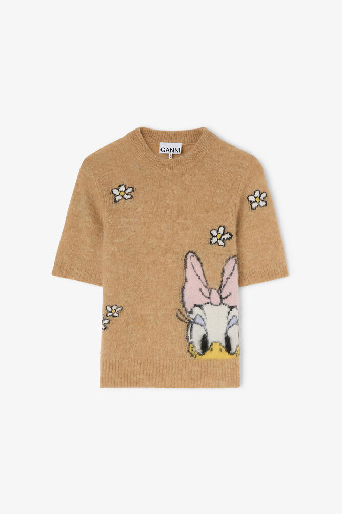 Daisy Duck Beige Short Sleeve Jumper, Incense