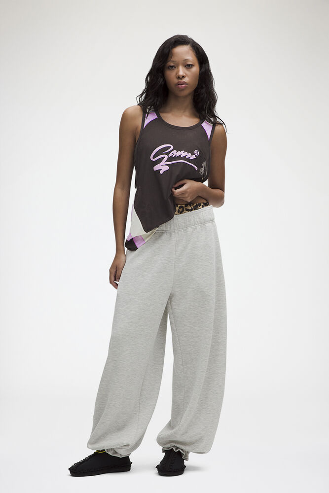 Jacquard Mesh Tank, Espresso