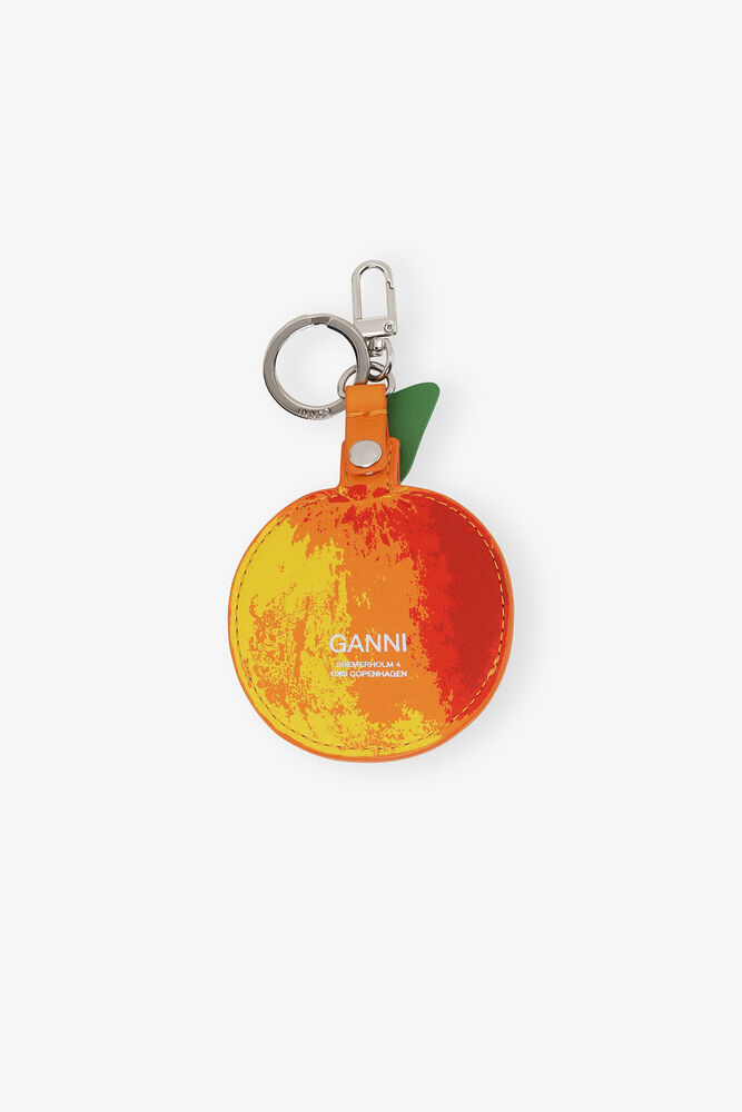 Apple Coin Purse, Flame Orange
