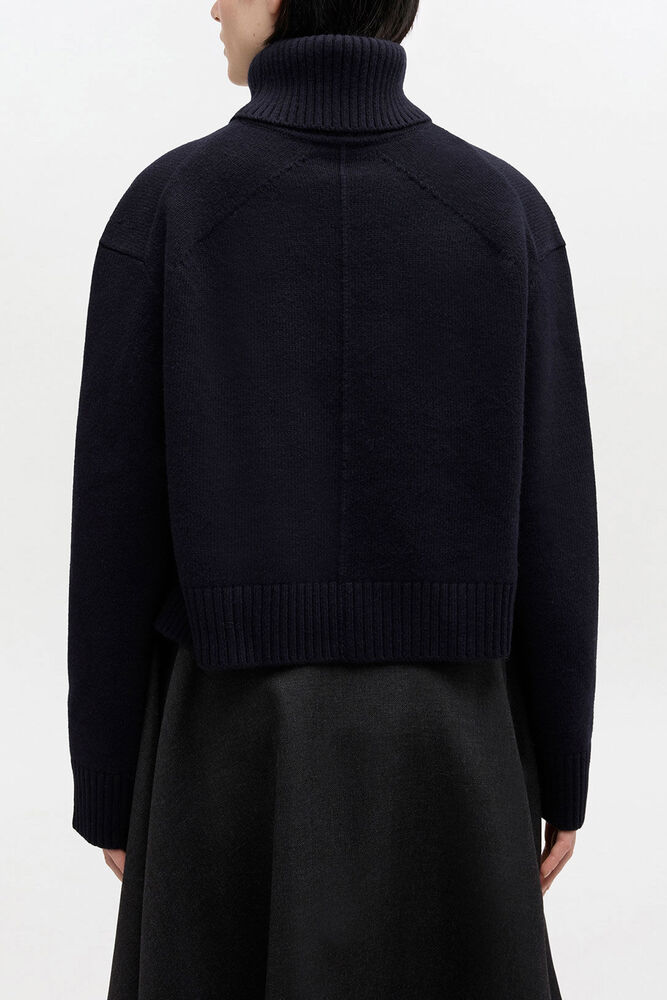 Wool Turtleneck Jumper, Sky Captain