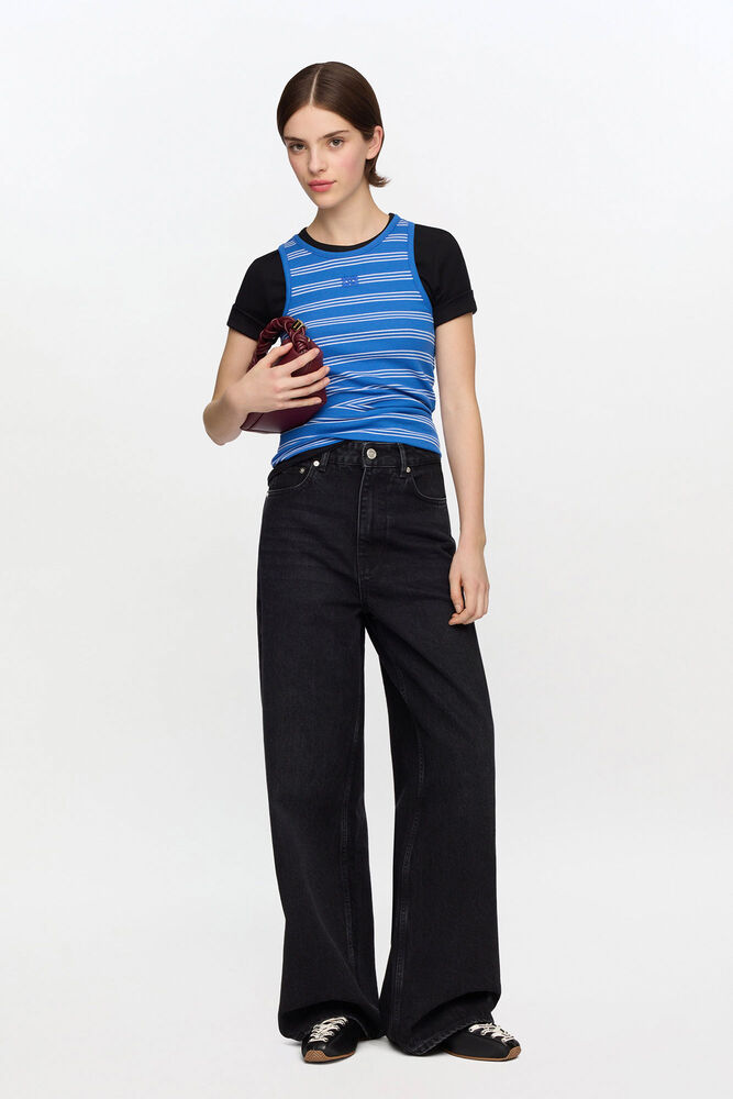 Svarta Lari jeans, Black Washed