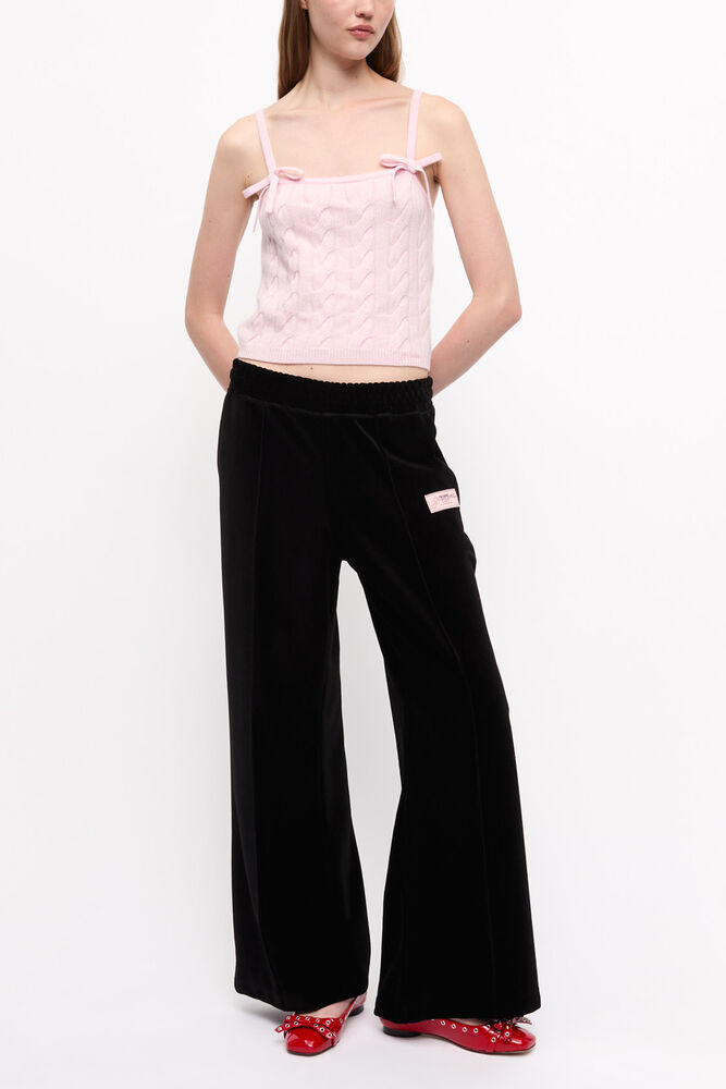 Bukser i kraftig velour, Black