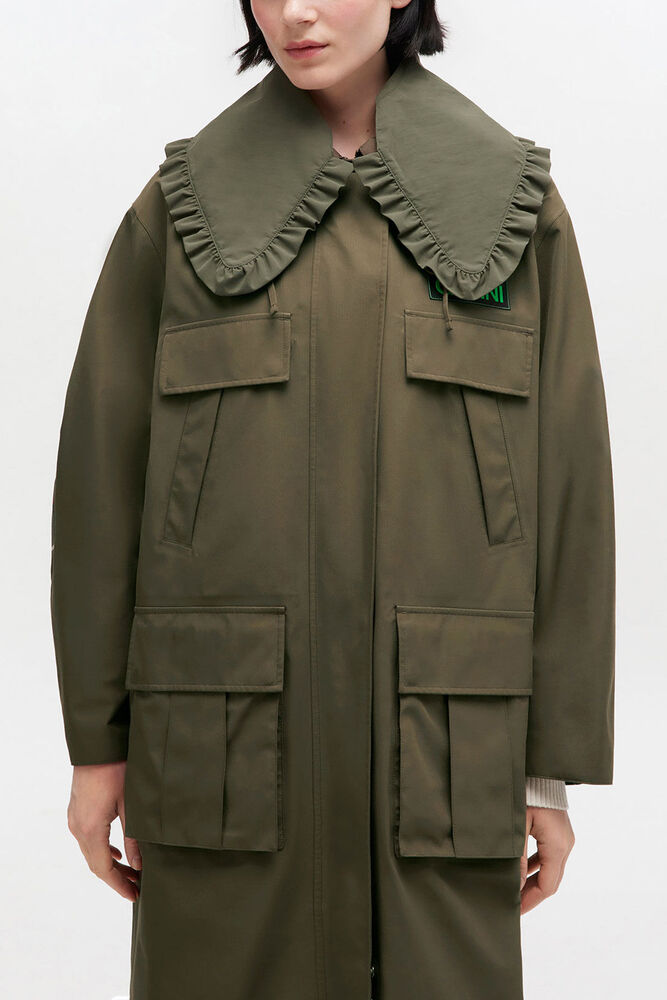 Long Coat in Green, Kalamata
