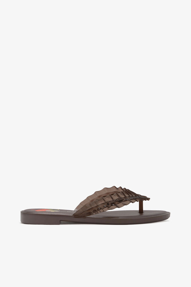 Melissa flip flop i brun, Demitasse