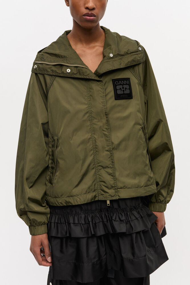 Green Nylon Jacket, Kalamata