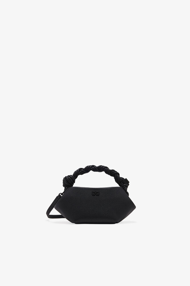 Mini-Bou-Tasche in Narbenoptik Schwarz, Black