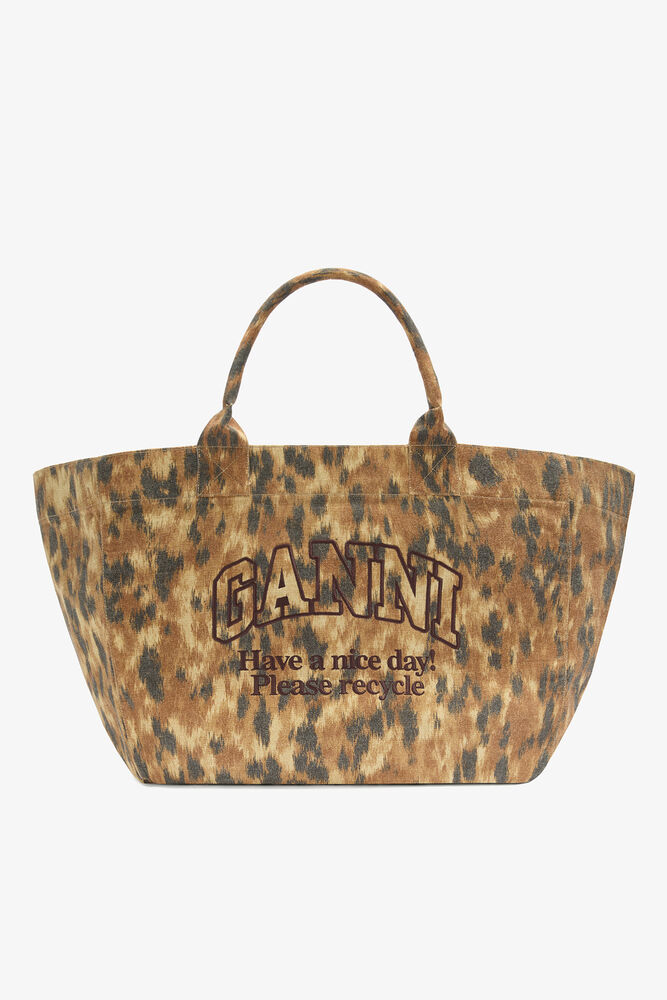 Tote XXL in Ikat Animal, Burro