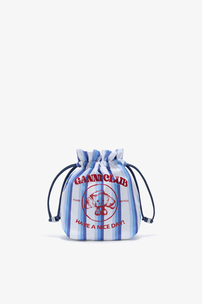 Pochette Paris GANNI Club, Silver Lake Blue